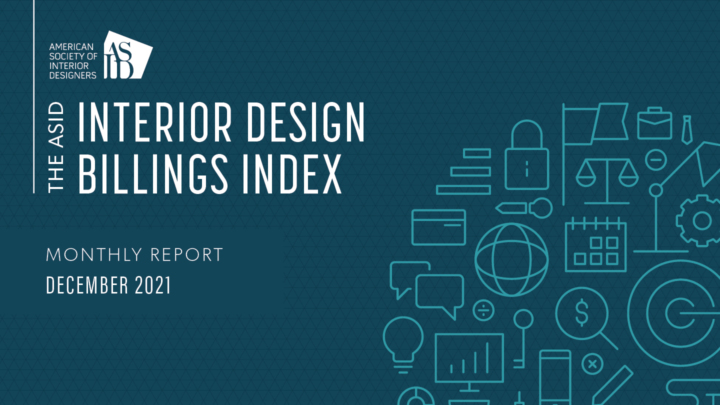 ASID Interior Design Billings Index (IDBI) December 2021